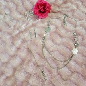 🟡 3 x $22 - Silver 2 Necklace Set